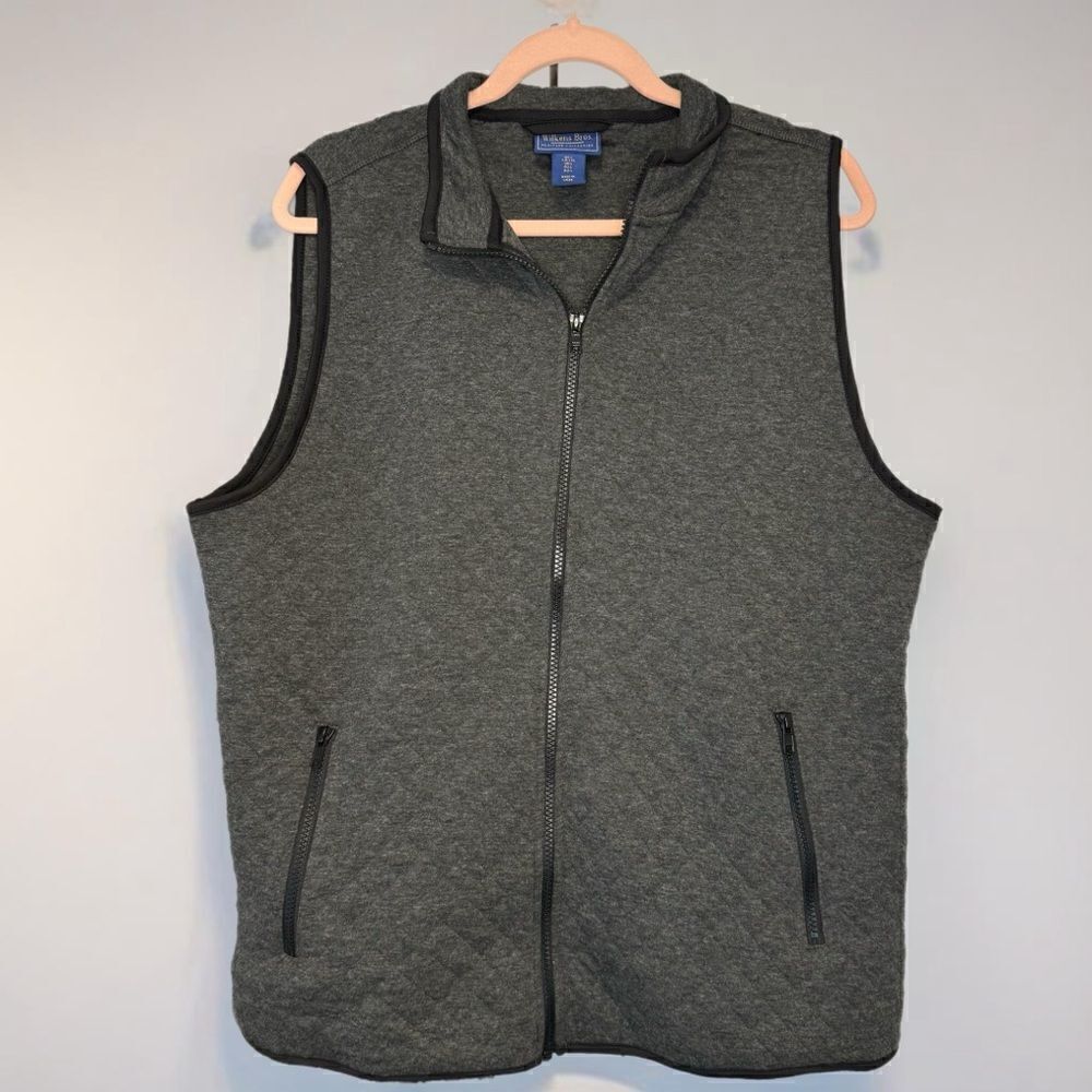Wilkens Bros. Heritage Collection Grey and Black Quilted Vest